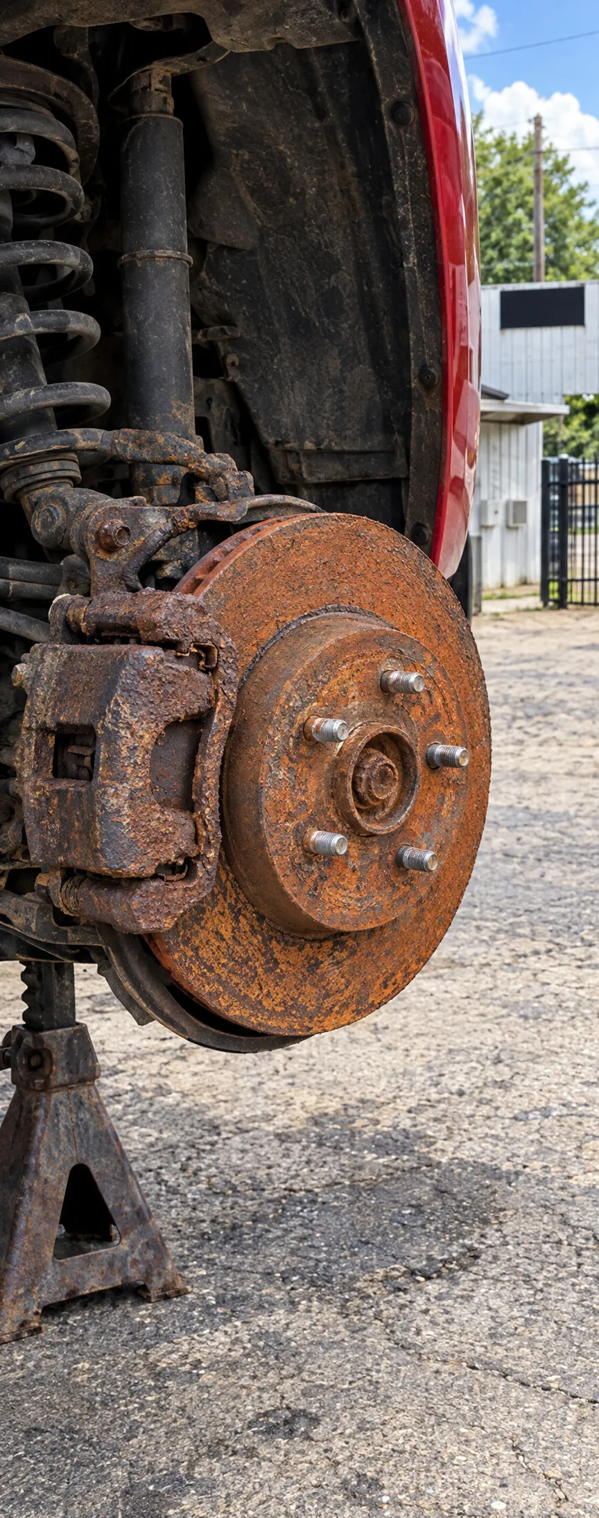 Frenos · Jeep Grand Cherokee — antes / Brakes · Jeep Grand Cherokee — before — GDL Auto Repair Seagoville TX