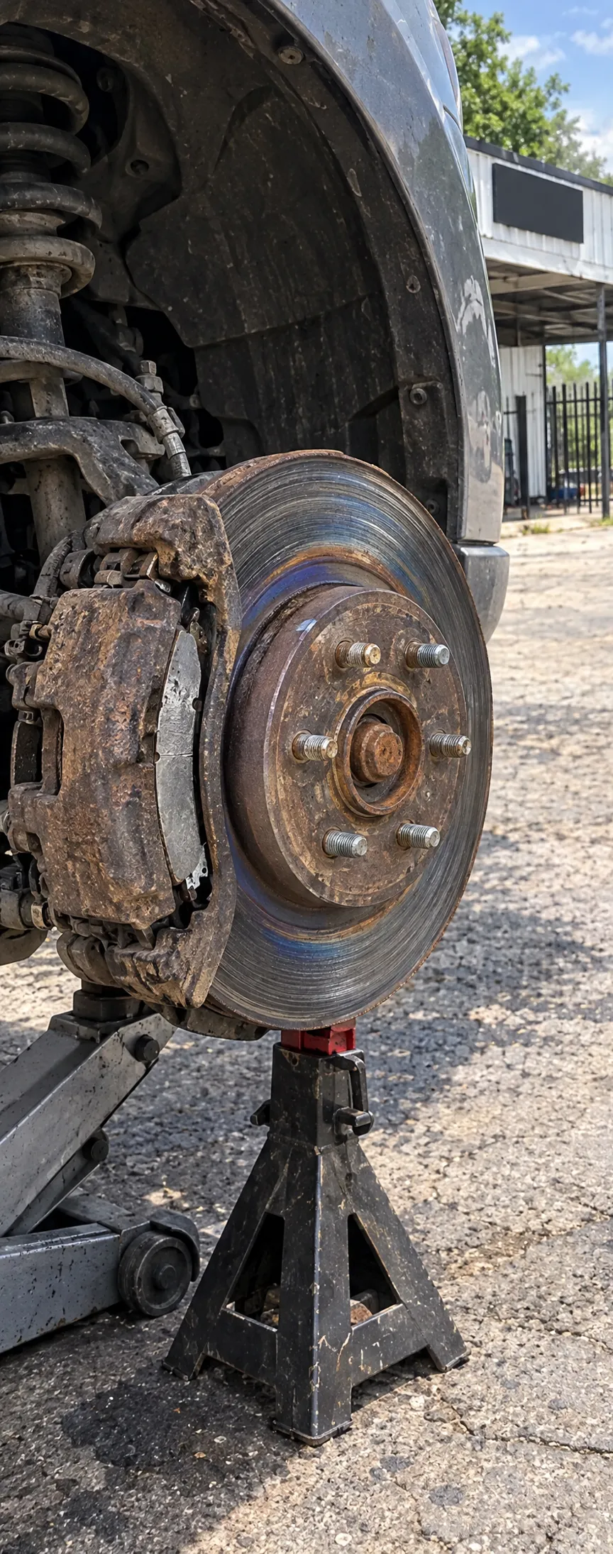 Frenos · Ford Expedition — antes / Brakes · Ford Expedition — before — GDL Auto Repair Seagoville TX